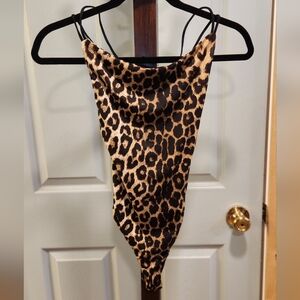 SHEIN Animal Print Bodysuit